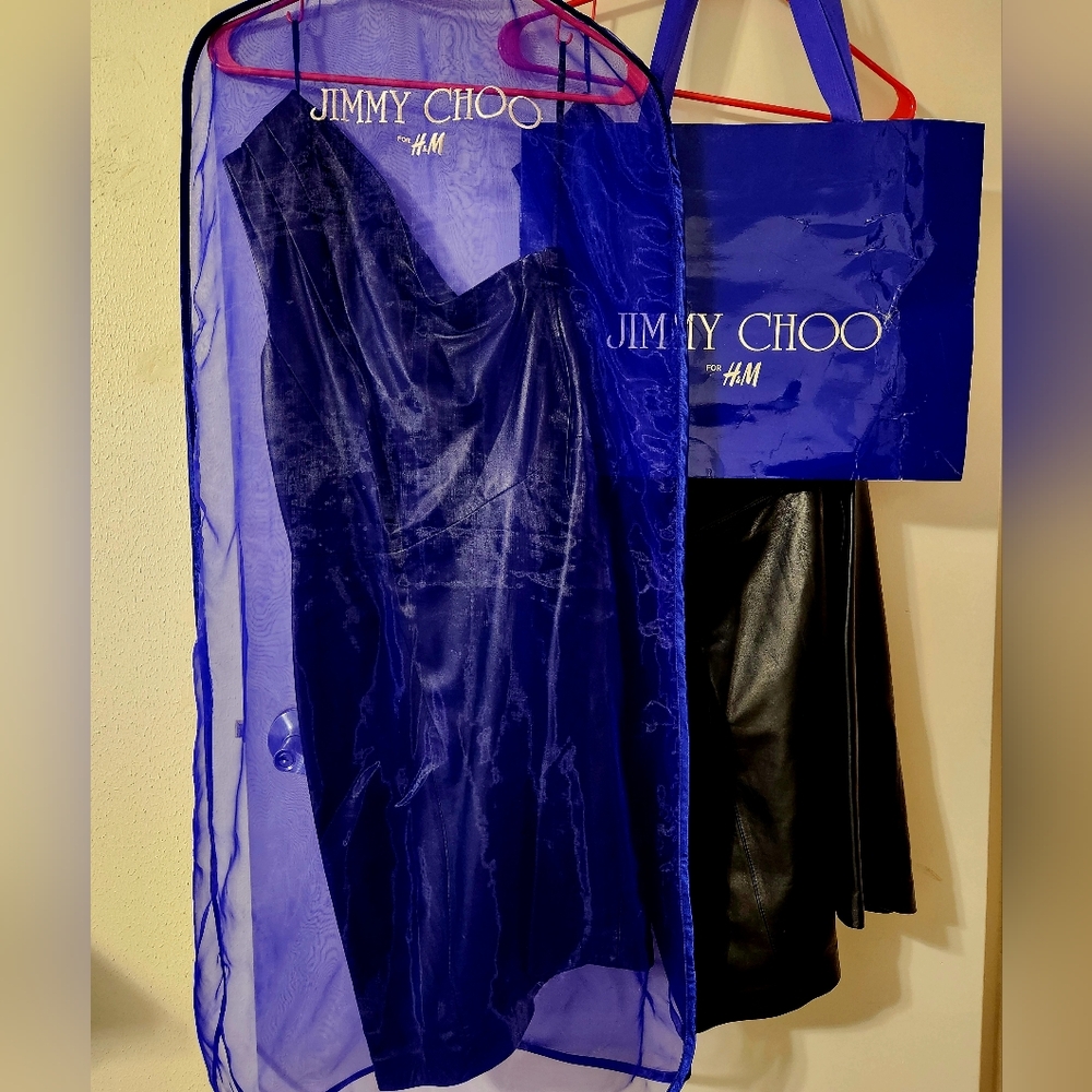 JIMMY CHOO LEATHER DRESSES